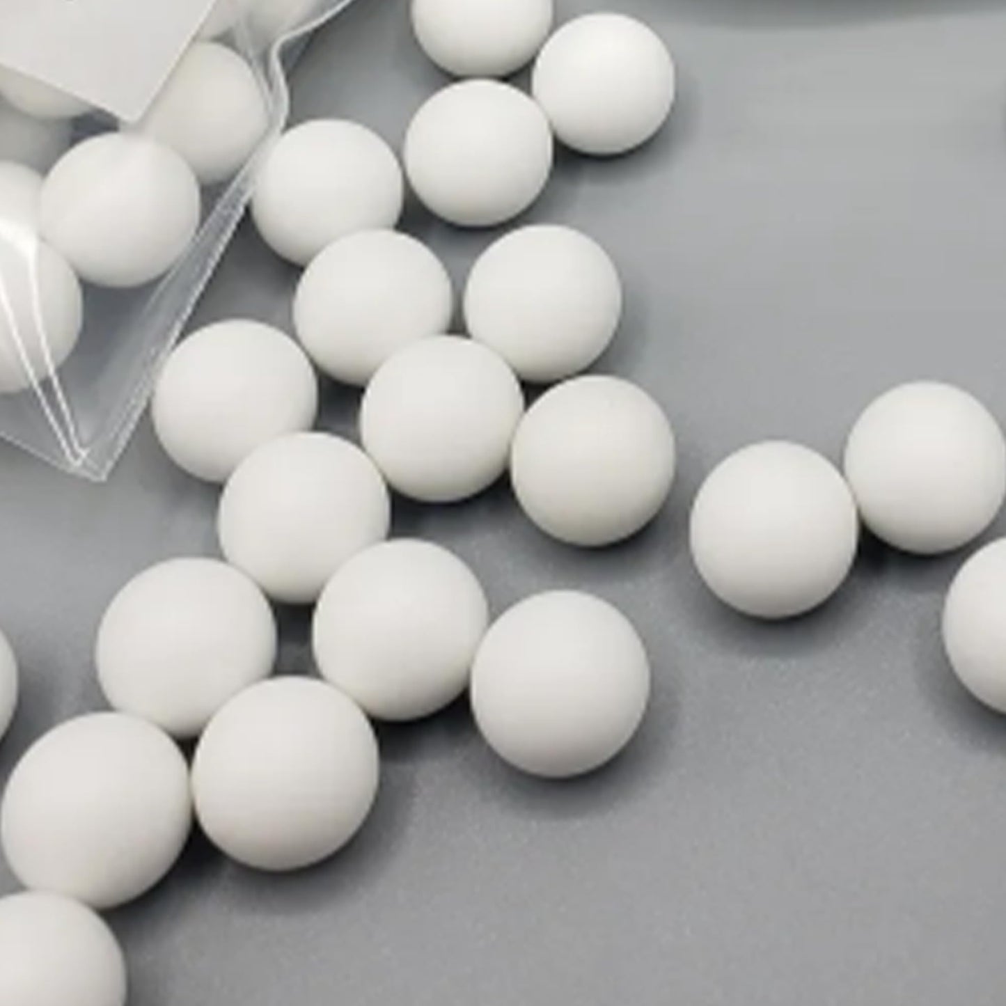 25 X Less Lethal .68 Cal Balls 10 Grams Metal Ball with PVC Coating Paintballs Self Defense Less Lethal paintballs