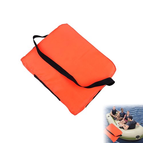 Boat Throwable Flotation Device, 18x14in High Buoyancy Boat Throw Cushion with Strap Water Proof, Throwable Flotation Device for Boating, Swimming & Rescue Boat Throwable Flotation Device (B-1Pcs)
