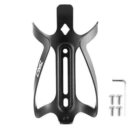 CNC Bike Water Bottle Holder, 2-Pack Bike Water Bottle Cage for Road Bike/Mountain Bike，Black