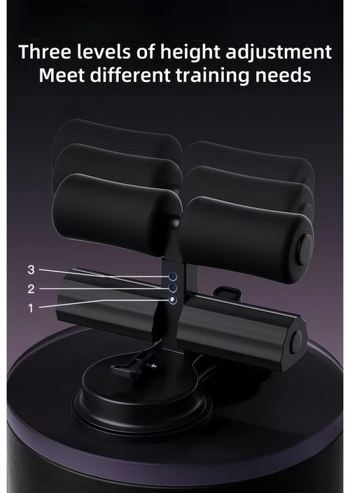 Taqargzy Ab Trainer，Ab Training Auxiliary Device,Multi-Functional Adjustable Ab Trainer， Exercise Equipment for Home, Three Suction Cups, Three Levels of Height Adjustment，for Home & Gym(A)