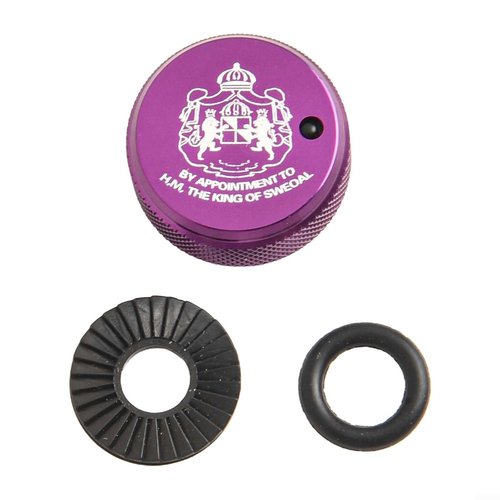 Fit For Abu Garcia Fishing Reel Brake Knob, Mechanical Spool Control Knob, Aluminum Alloy Spool Control With Internal Sound Kit Fit For 3 3.5 4 P5 Series, Fishing Reel Replacement Parts(purple)