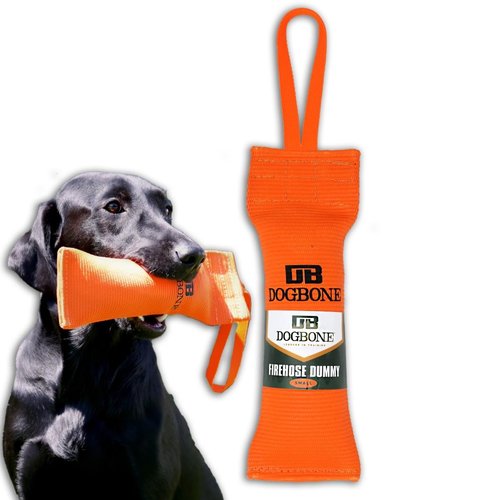 DogBone Firehose Dog Bumper for Hunting & Sporting Dog Training ??Perfect Floating Dummy for Water Retrieving & Fetch ??Ideal Canvas Alternative for Puppies or Adult Retrievers & Includes Throw Loop