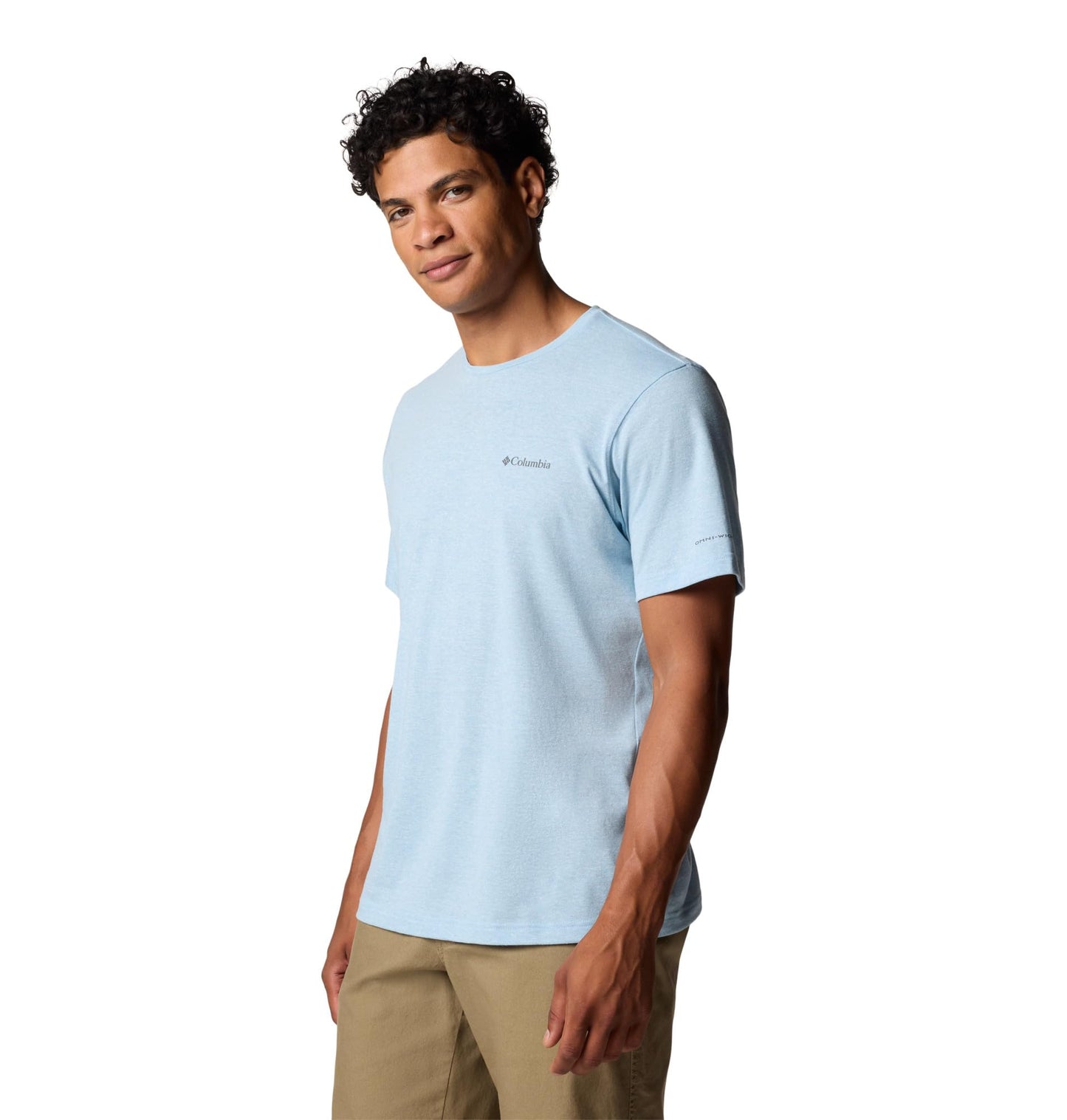 Columbia Mens Thistletown Hills Short Sleeve T-Shirt, Ripple Blue Heather, 4X