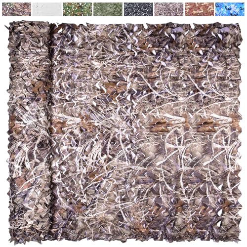Hunting Camouflage Netting 20x20ft Burlap Sunshade Tarp for Blind Jungle Military