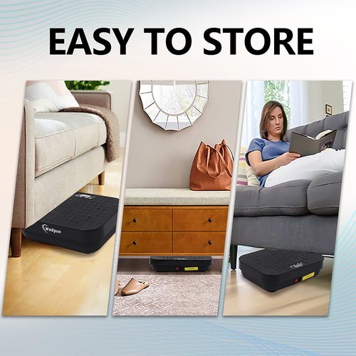 Wedpun Vibration Plate Exercise Machine for Lymphatic Drainage, Weight Loss, and Whole Body Workout – Power Vibrate Platform, Shake Plate Shaker for Home Fitness and Fat Burning for Women Men