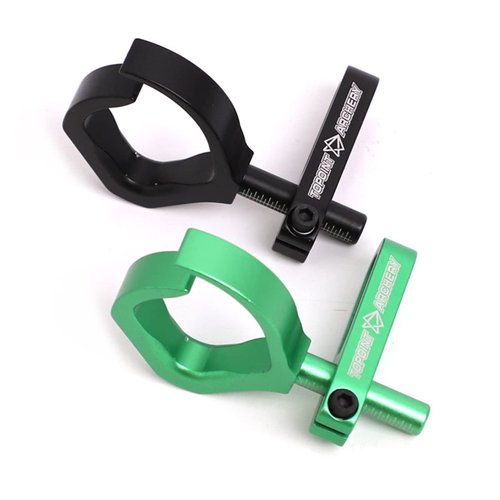 Elkrich Bowfishing Arrow Rest Archery Arrow Rest Aluminum Alloy Arrow Rest Right and Left Hand for Compound Bow Recurve Bow Fishing Accessory (Black)