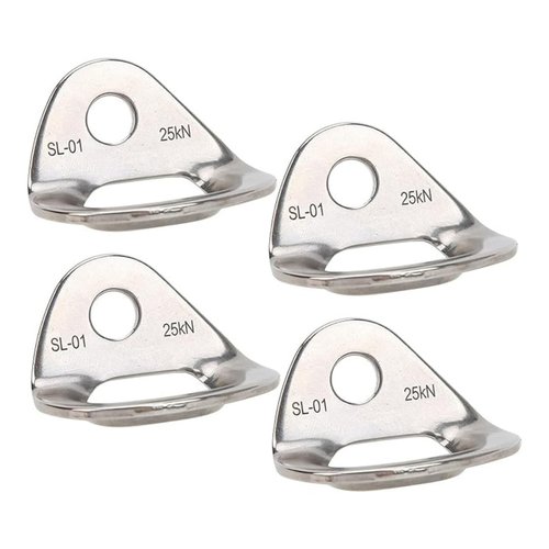 Cndiyald Climbing Bolts Hanger, 4Pcs Climbing Wall Hanger, Stainless Steel Anchor, Rock Anchor