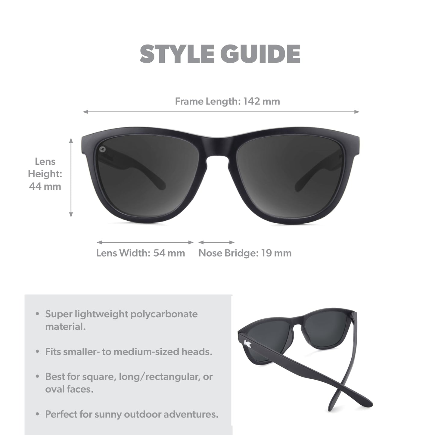 Knockaround Premiums Polarized Sunglasses for Men & Women - UV400 Protection
