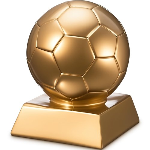 Liliaafar 4 Inch Soccer Trophy Award Antique Bronze Gold - Resin Soccer Medals Collectible for Sports Achievements, Office Desk Decor, Trophy Case Display, Trapezoidal Base(Bronze Golden)