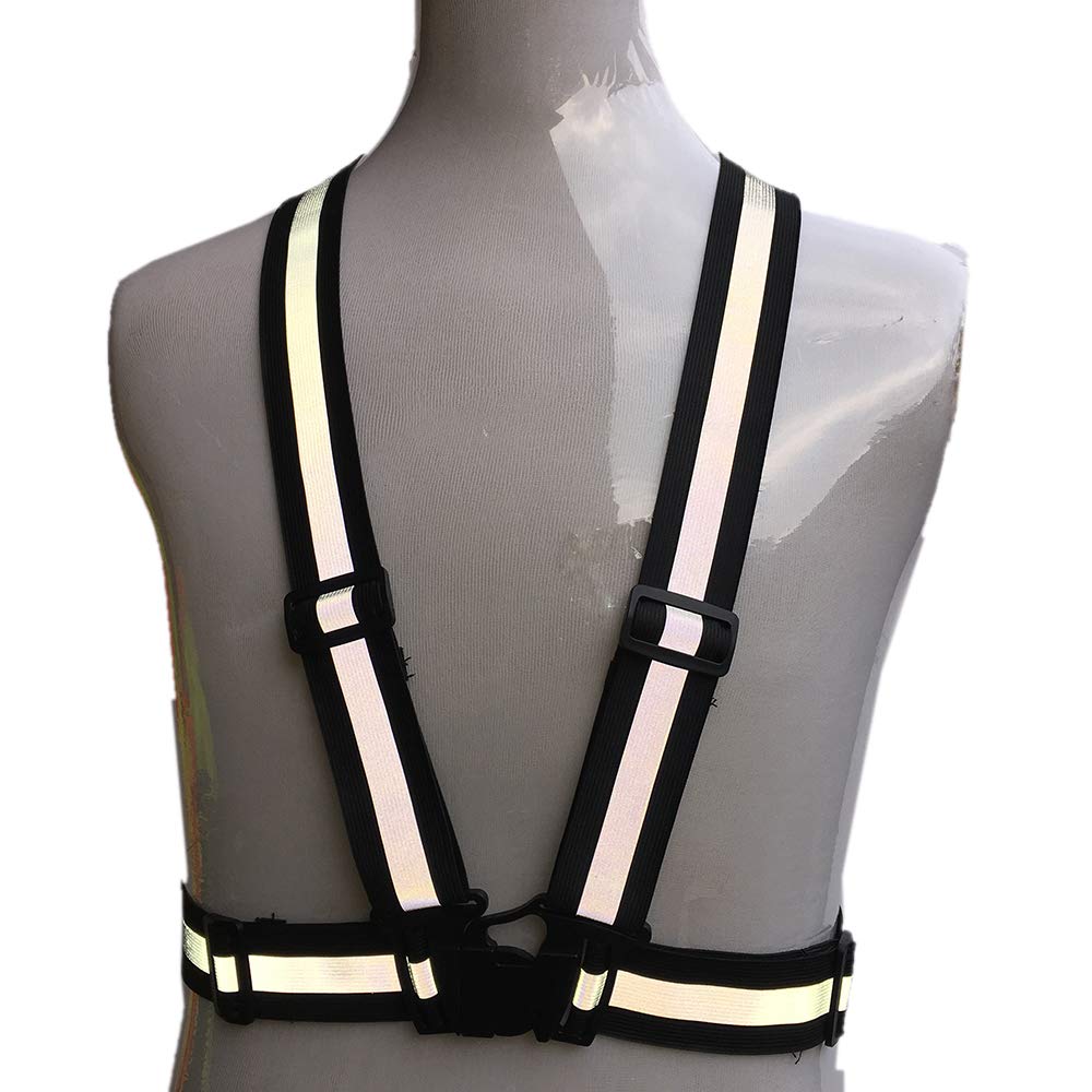 zojo Kids Reflective Safety Vest 2pcs | Lightweight, Adjustable | for Boys & Girls Skating, walking dog, Horse Riding