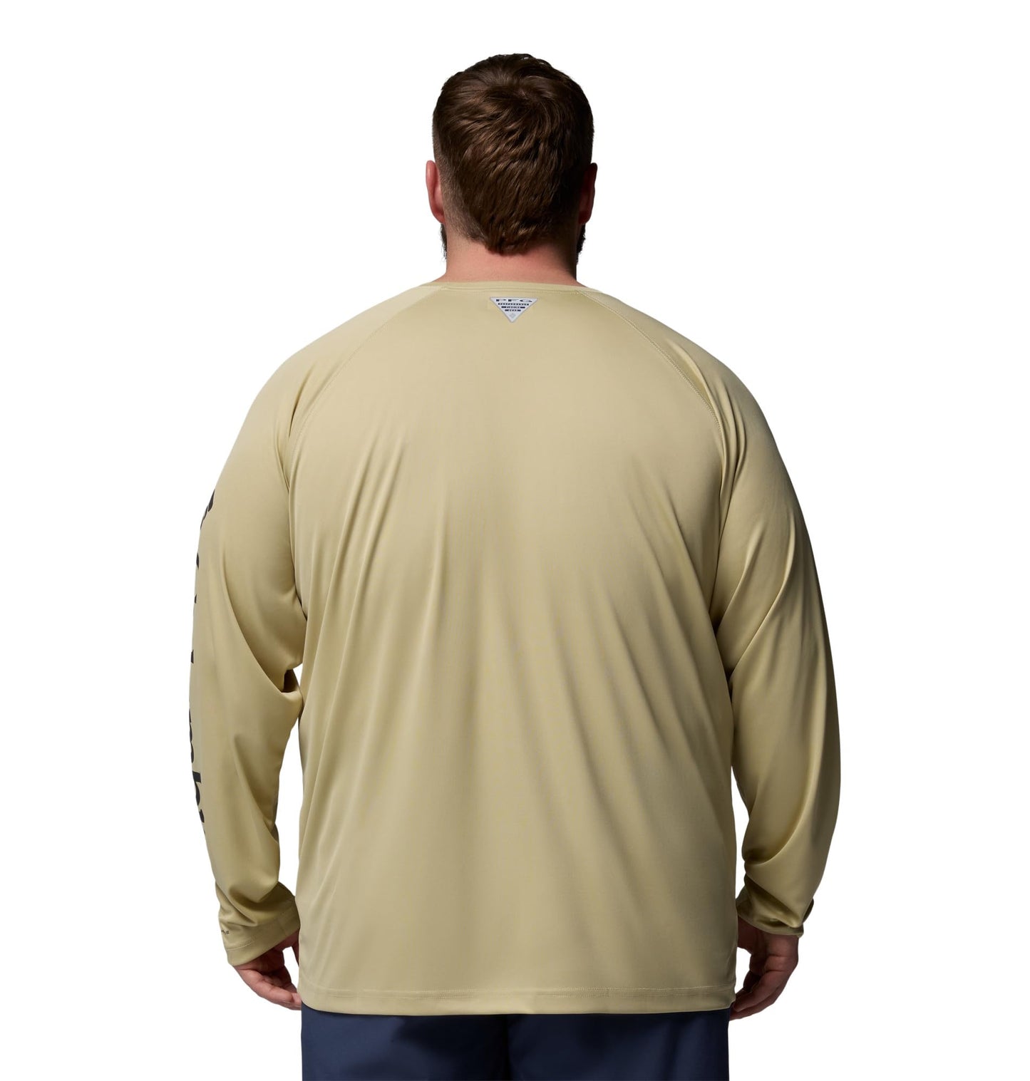 Columbia Men's PFG Terminal Tackle Long Sleeve Fishing Shirt, Serpentine/Shark Logo, Medium