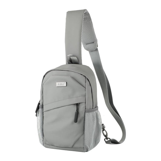 AMJ Cross-body Bag Small Handbag For Men, Fashion Backpacks For Women, Travel Chest Daypack for Hiking, Camping, Sports(Space Grey)
