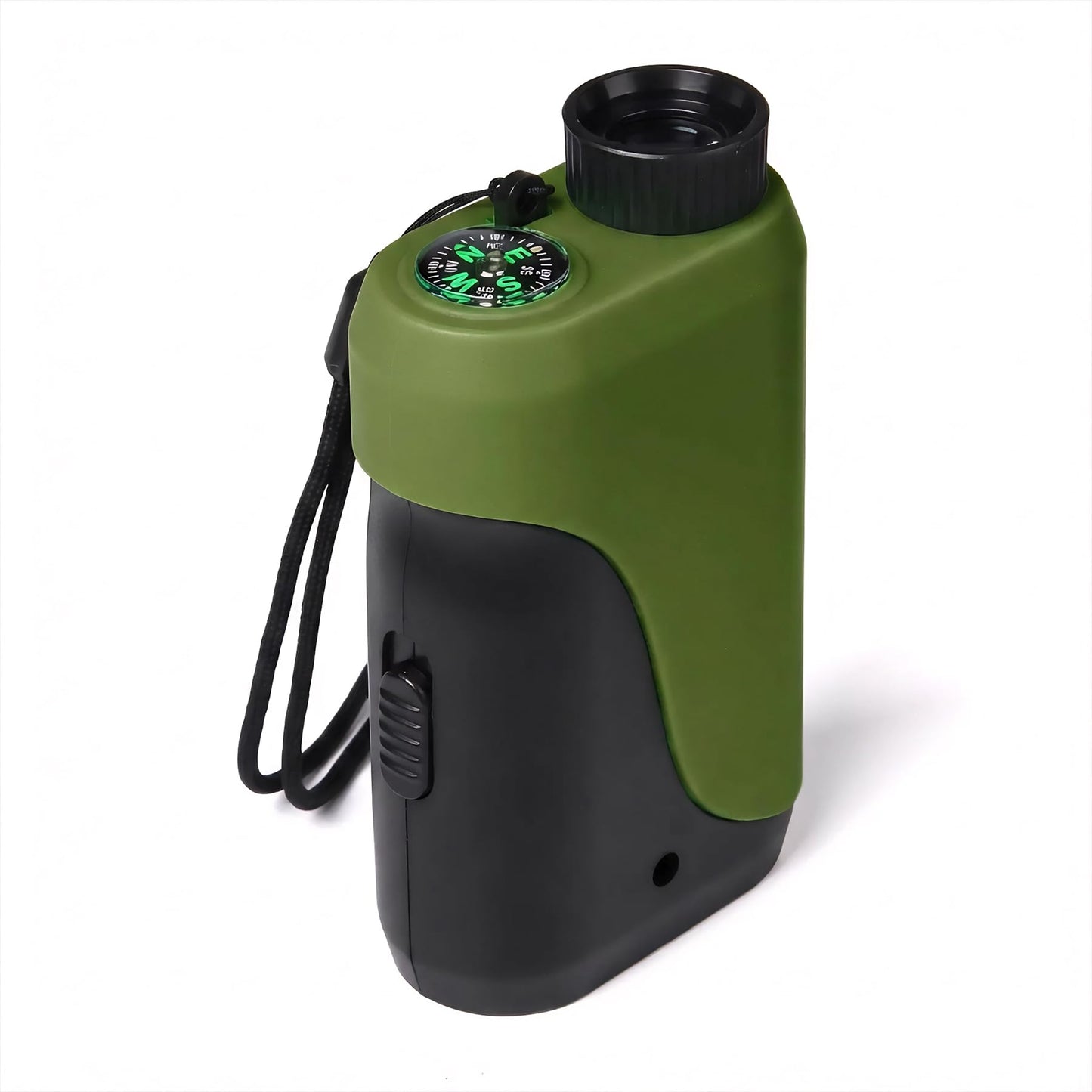 Kids Adventure Compact Monocular-Multi-Functional with Compass,LED Signal Light,Telescope Infrared Rays|Small Easy to Carry for Bird Watching,Camping,Hiking,Hunting,Sports Games Concerts（Army Green）