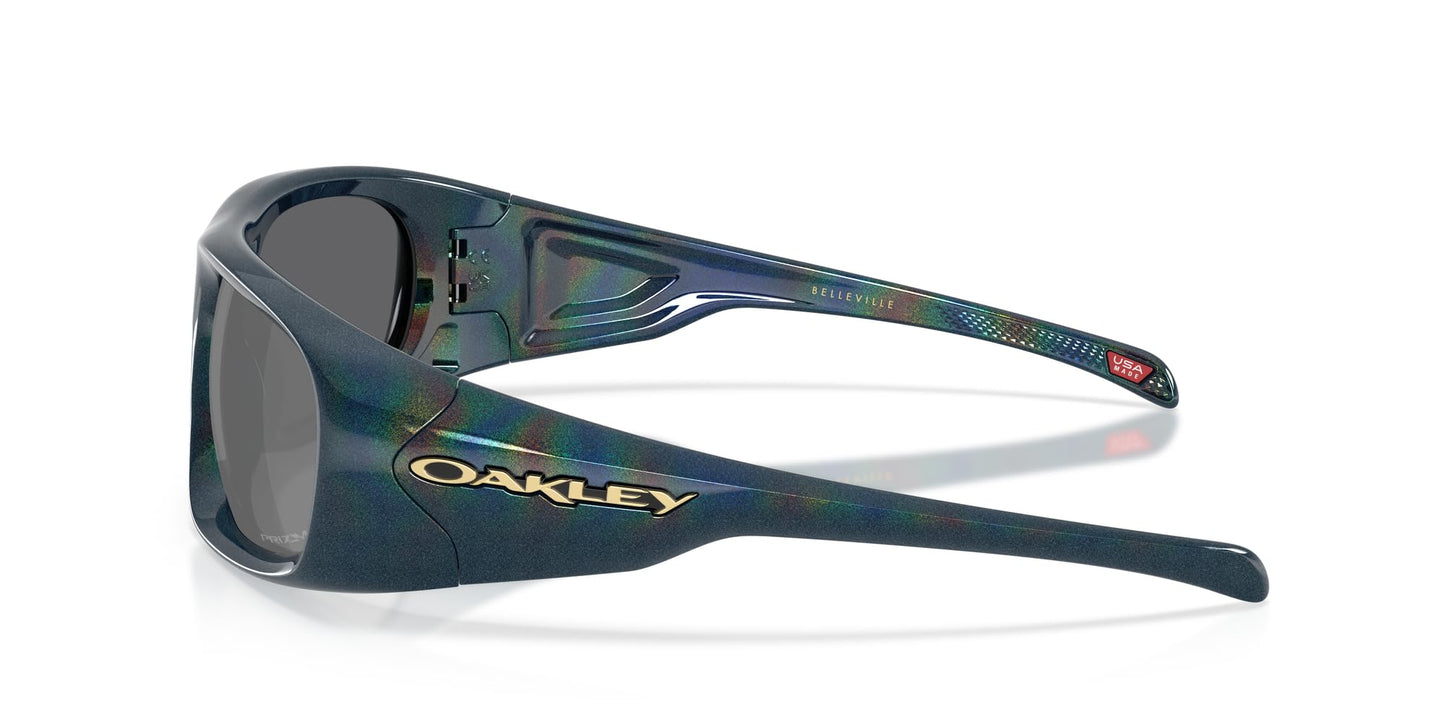 Oakley Sunglasses for Men and Women - OO9491 Belleville Rectangular Sunglasses Prizm Lenses - Abyss Spacedust/PRIZM Black - Size 61