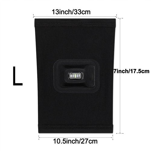 Fitcent Arm Sleeve Heart Rate Monitor Accessories for Whoop 5.0 ONE+Peak/Whoop MG Life/Whoop 4.0, Bicep Wear for Whoop 5.0 Whoop 4.0 Fitness Tracker (L)