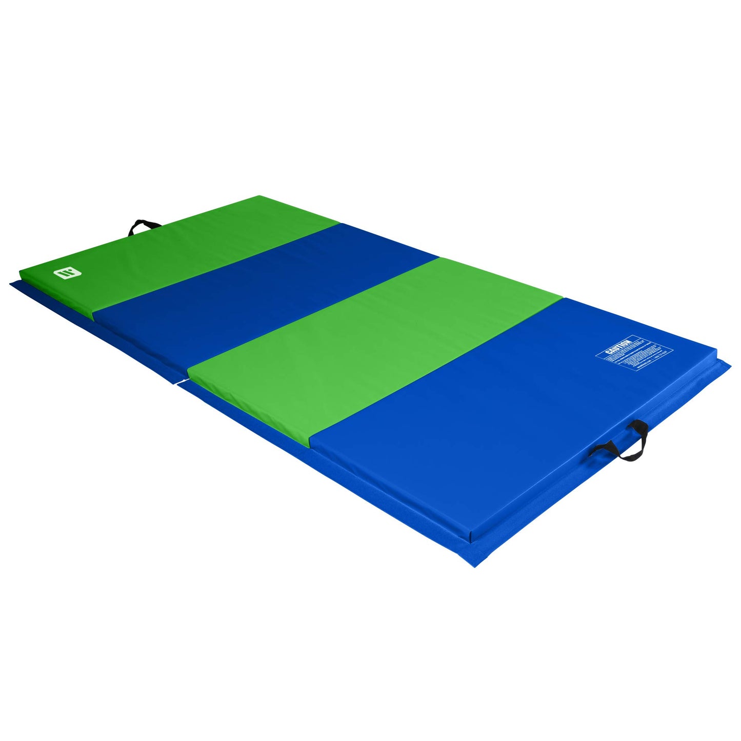 We Sell Mats - 4 ft x 8 ft x 2 in Premium Personal Fitness & Exercise Mat for Home Workout - Lightweight and Folds for Carrying – All Purpose Home Gym Mat – Thick Mat for Yoga, Pilates, Stretches