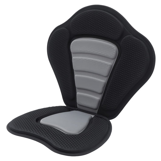 Kayak Seat Deluxe Padded Canoe Backrest Seat Sit Canoe SUP Seat Fishing Boat Seats with Back Support & Storage Bag for Kayaking Canoeing Rafting Fishing