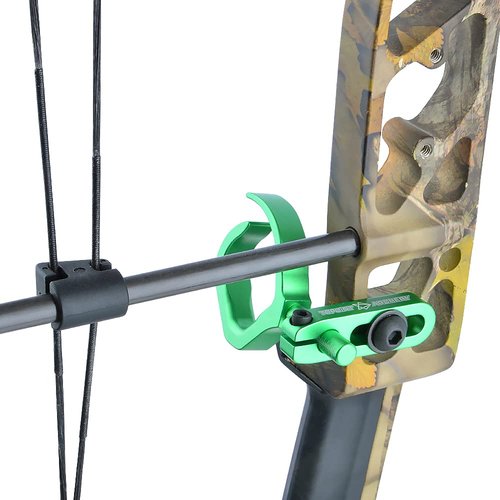 ZSHJGJR Archery Bowfishing Arrow Rest Anodized Aluminum Material Anti-Rust Right and Left Hand Use for Compound Bow Recurve Bow Fishing Accessories (Green)