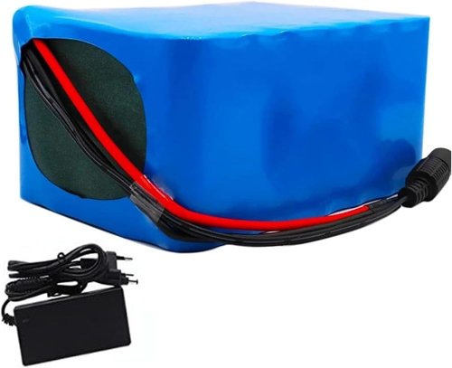 60V Lithium Ion Battery Replacement for E-Bike with Built-in BMS Protection for 250-1000W Electric Bicycle Motor, Includes Charger and XT90 Plug