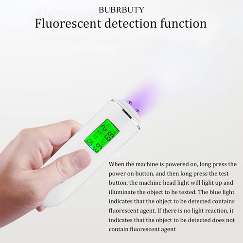 BUBRBUTY Skin Hydration Tester,Hydration Monitor,Skin Analyzer Machine Professional,Skin Tester For Accurate Monitoring Of Skin's Oil And Moisture Levels,Digital Skin Detector