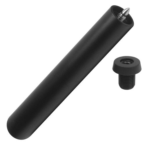 Marsrut Pool Cue Extension, Cue Sticks Accessories, Billiard Cue Extender Lengthening with Bump, Accessory Parts Supplies for Billards Pool Cue, Anti-Rust Aluminum Alloy (1pc, Black)