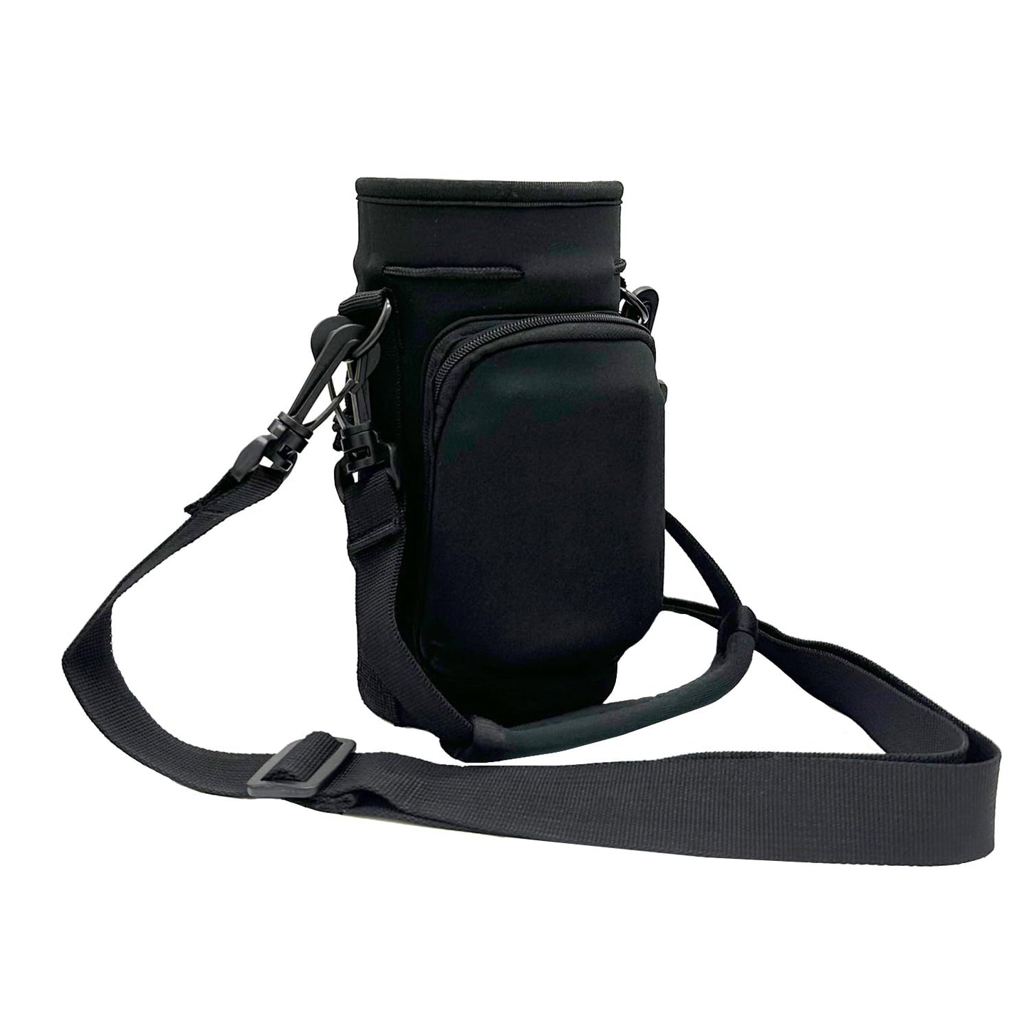 Wanty Neoprene 32 Oz Insulated Water Drink Bottle Cooler Pocket Carrier Sleeves Tote Bag with Adjustable Straps for Climbing Cycling and Running Outdoor Activities (32 Oz)