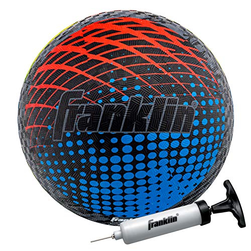 Kids Playground Ball - Rubber Kickball with Textured Grip - Mystic Variation, 8.5 Inch