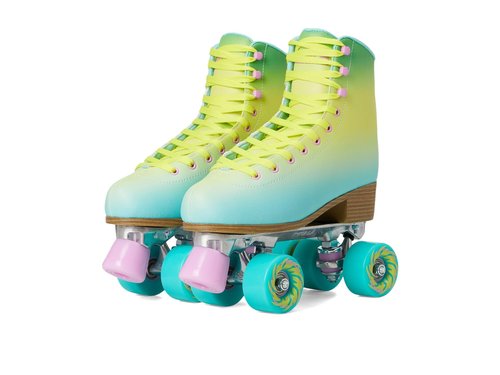 Impala Rollerskates Unisex, Impala Quad Skate (Big Kid/Adult) Lime Spritzer, 7