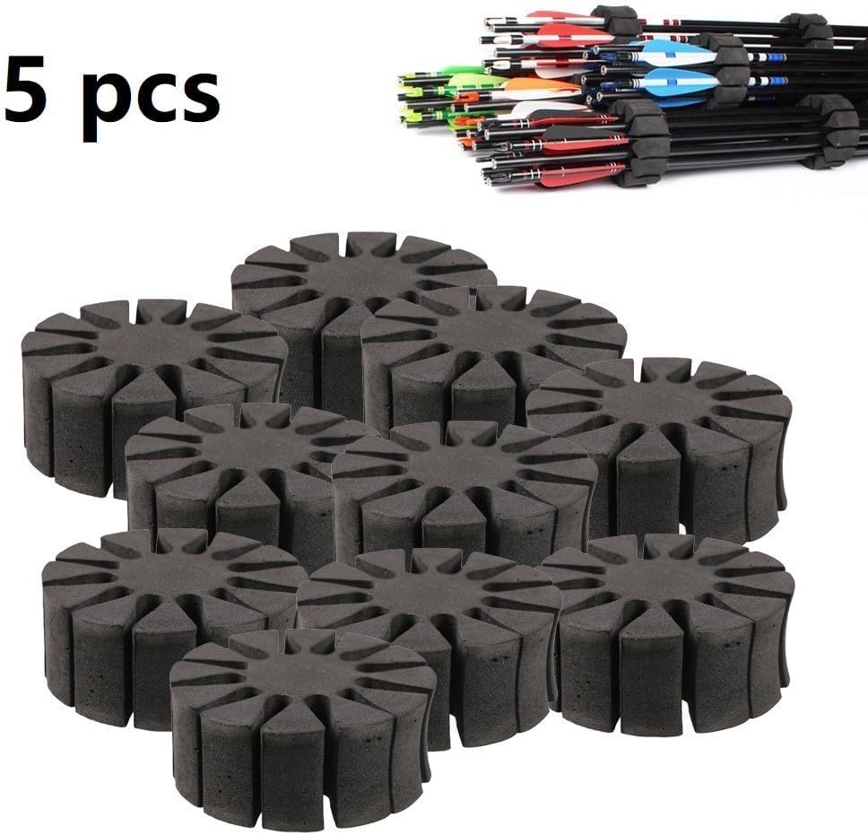 12PCS Arrow Holder Insert for Hunting EVA Foam Round Rack for Separating Arrows Compact Design for Easy Portability (12pcs)