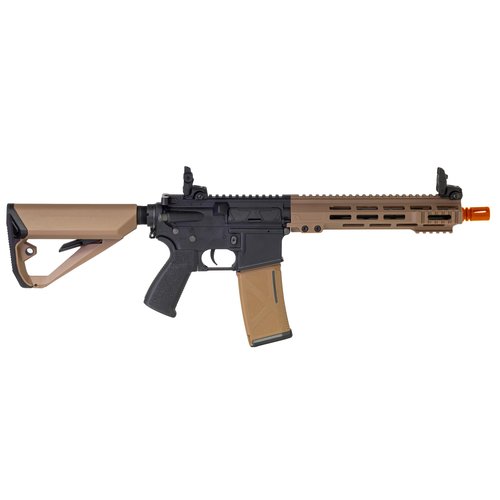 Arcturus Tactical LWT MK-I CQB 10" Polymer- Electric Full/Semi-Auto/2rd-Burst/3rd-Burst/Binary/Ramping Airsoft AEG Sport SE Starter Pack Black-Tan with Battery and Charger