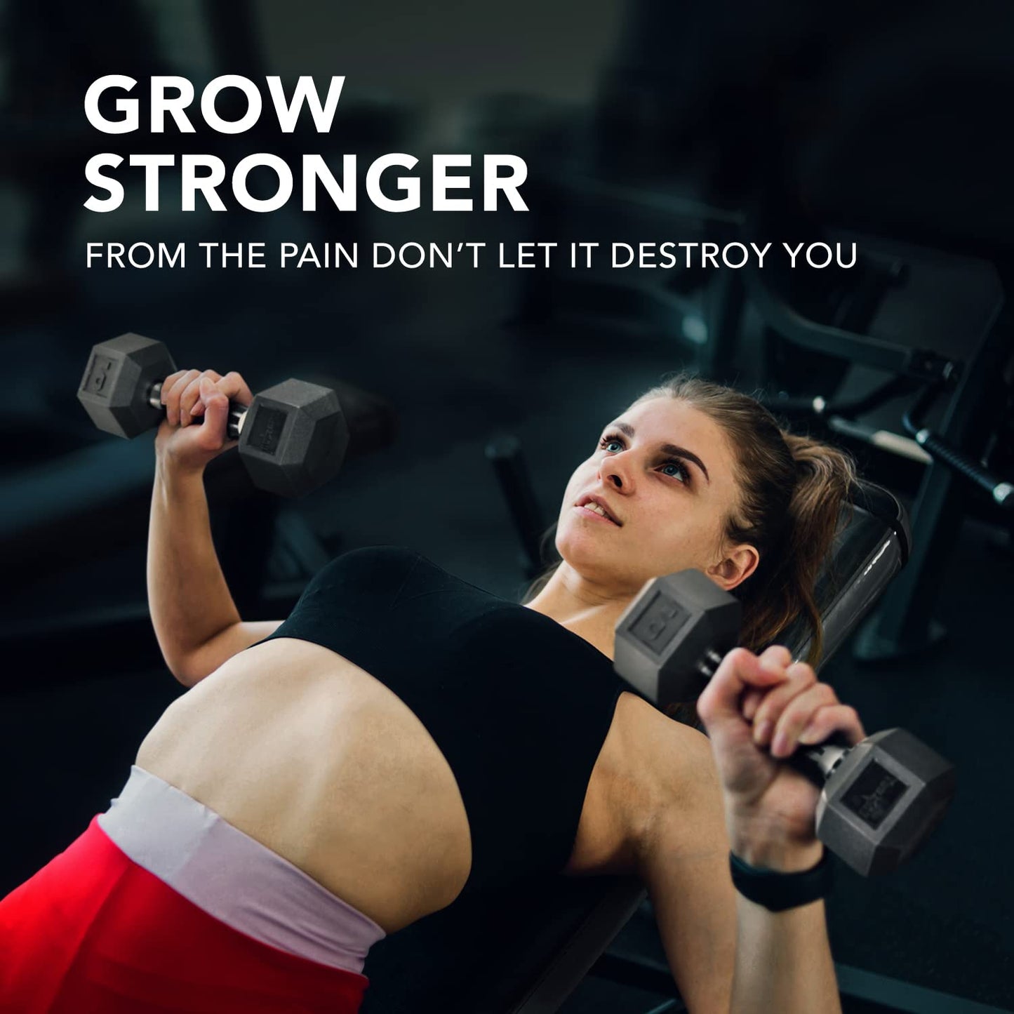 Yes4All Hex Dumbbell Rubber Grip - Premium heavy weight Dumbbell - 1C. 15 Pounds