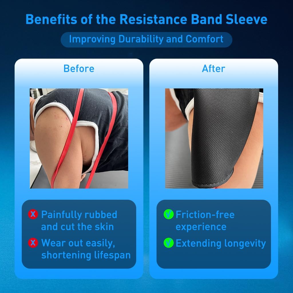 2-in-1 Extender Belt & Resistance Bands Sleeve - Ideal for Speediance Gym Monster & All Gym Machines - Ultimate Home Gym Accessories for Pulley & Cable Systems, Solving Arm-Rubbing Woes