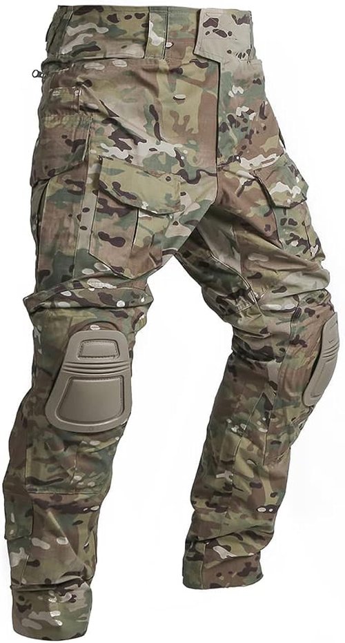 EMERSONGEAR G8 Paintball Pants with Knee Pads，Tactical Men Combat Pants，Army Airsoft BDU Outdoor Trousers