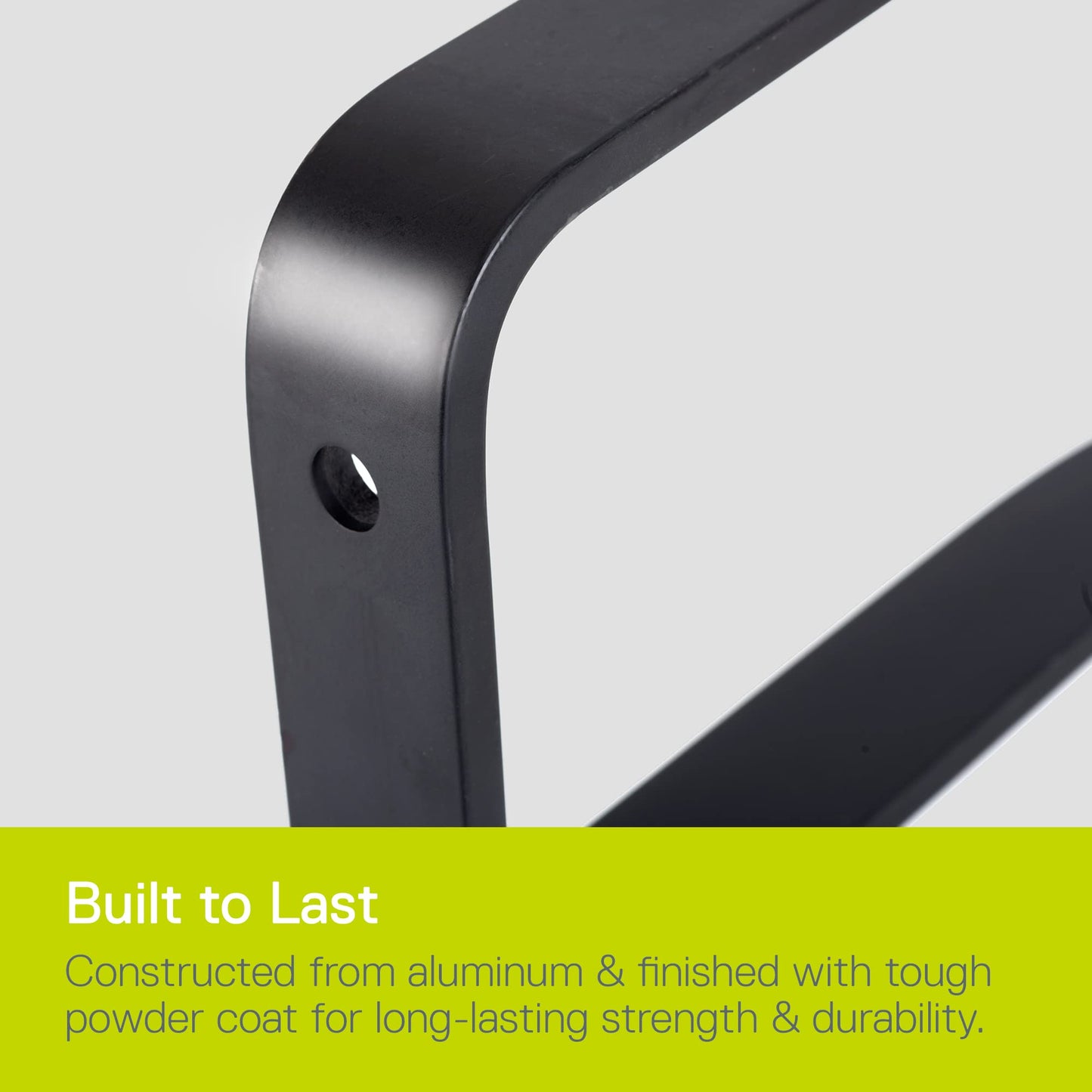 Bike Wheel Hitch by Delta Cycle - Mounts On Any Flat Surface - Aluminum Rack with Built-in Locking Option for Holding The Front Wheel - Safe & Secure Transport for Any Bicycle