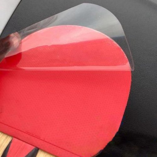 4 Pcs Transparent Table Tennis Rackets Adhesive Protective Film Adhesive Protective Film for Table Tennis Rubber Protector Table Tennis Rackets Maintenance Cover, Accessories