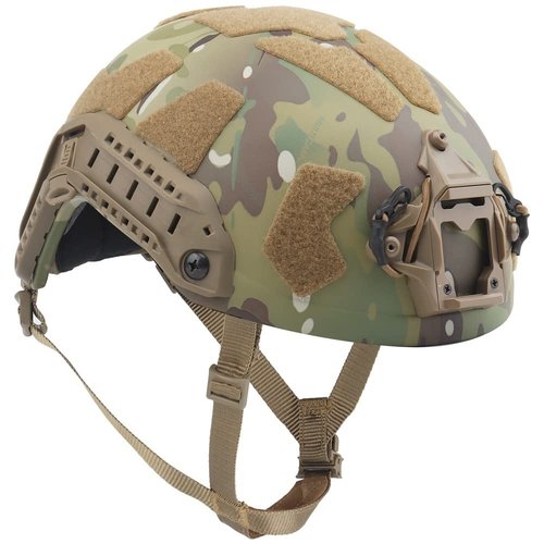 Upgrade Multicam Tactical Helmet SF Suprt High Cut Helmets Lightweight Action and Full Protective Version Airsoft Paintball Wargame Military (Color : HL-32 CP)