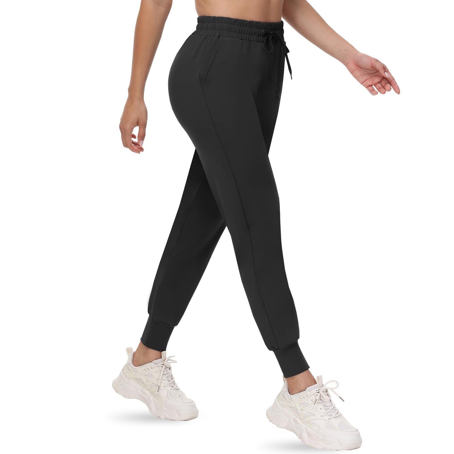 CAMPSNAIL Joggers for Women with Pockets - 27"/20" Womens Sweatpants Yoga Lounge Relaxed-fit Pants for Workout Running