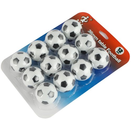 zeyce Pack of 12 Foosball Balls Mini Soccer Balls - Small Soccer Ball Replacements for Foosball Table Fun Home Recreation