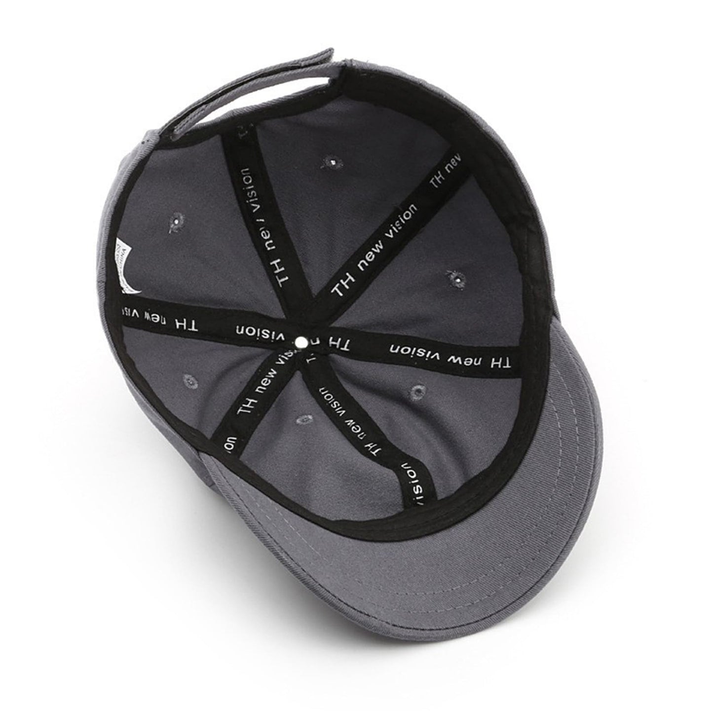 talajee Short Brim Unconstructed Soft Cotton Plain Baseball Cap Adjustable Washed Low Profile Dad Hat for Men Women (US, Alpha, One Size, Black)