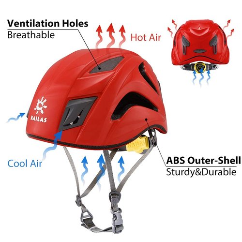 Kailas Rock Climbing Helmet Men Mountaineering Helmet Arborist Helmet Hiking Caving Search and Rescue Tree Climbing Helmet Adjustable