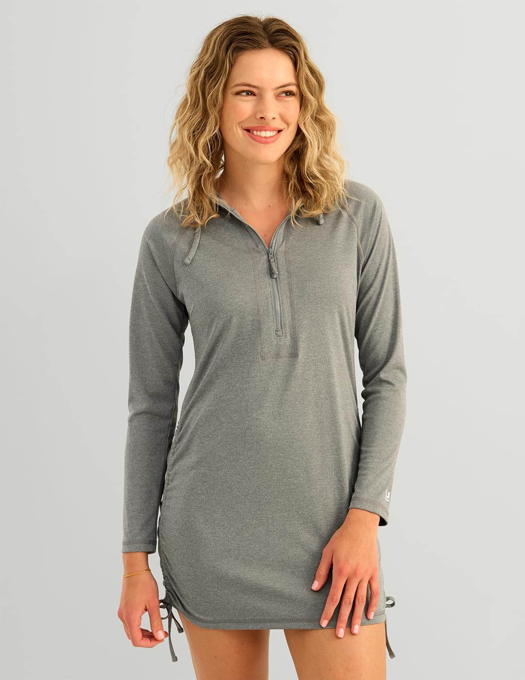 HUK Women's Pursuit Coverup Dress – Performance Fishing Dress – Night Owl Heather, Medium