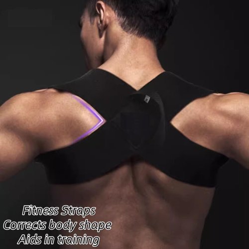 OLITE Fitness Shoulder Straps ，Shoulder Straps for Assist Posture Correction Fitness，Adjustable Unisex Shoulder Support for Bench Press, Lifting & Training, Breathable Open-Shoulder Design, Lightweight & Durable (M(55-65kg))