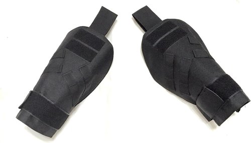septacgears Airsoft Paintball Tactical Molle Shoulder Pads Molle Outer Guards Shoulder Protector Pads Nylon Set Black