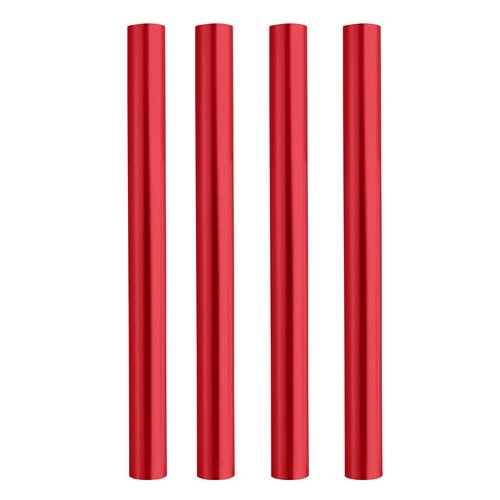 Azarxis Tent Pole Repair Kit - Emergency Splint Tube for 8.6-9.5mm Poles (Red - 4 Pack - for Tent Pole 8.6-9.5mm)