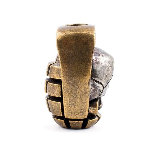 FLAMEDUKE Knife Lanyard Beads - Lost-Wax Cast Paracord Bead for Knife, 550-Slot, Paracord Beads for EDC Rigging, Survival Mods & Zipper Tactics | Men's Gift Kit (15g/0.54oz)