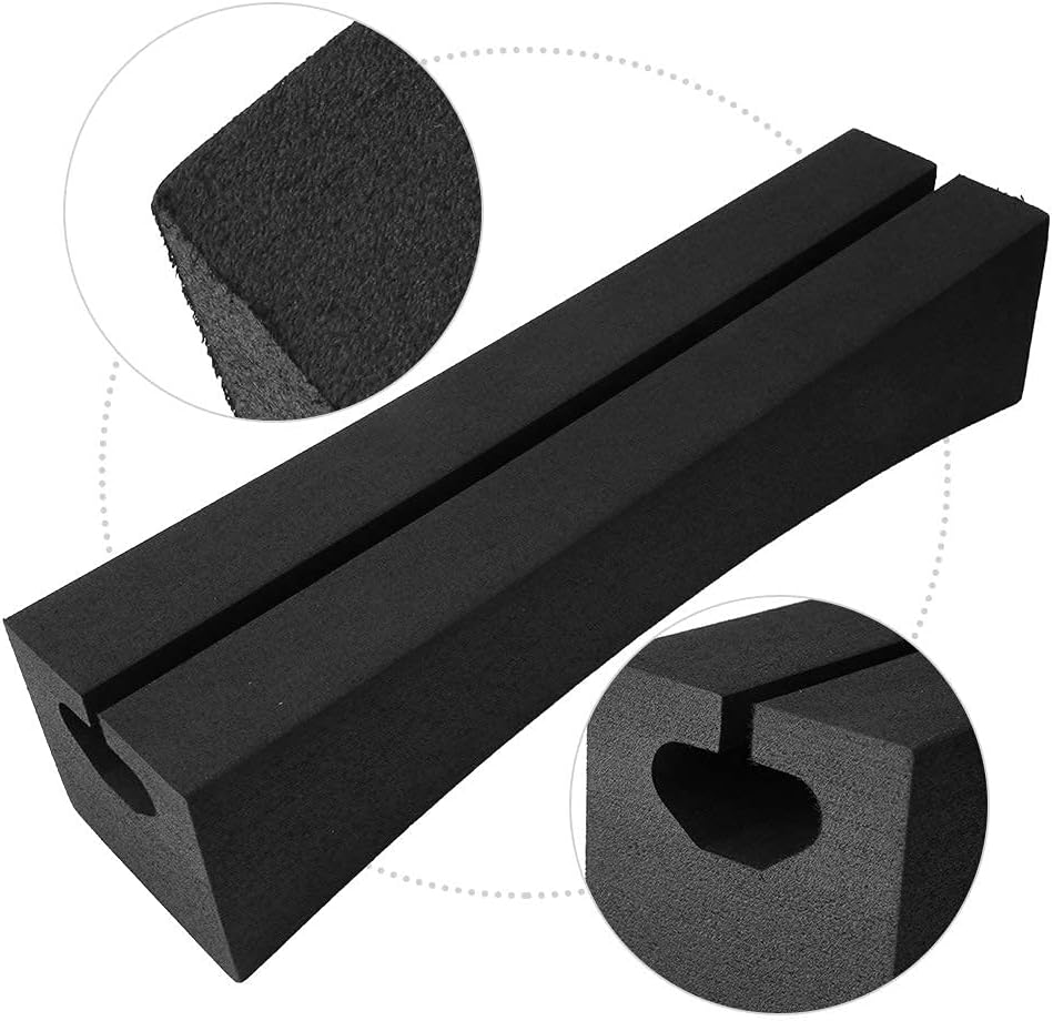 Jadeshay Car Roof Rack Pads for Surfboards, Kayaks and SUPs, Universal Soft Lightweight & Durable PE Car Top Crossbars, Easy to Install Portable Roof Racks