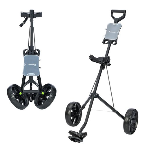 XDriveMax GC01 Golf Pull Push Cart 2 Wheel,Lightweight Folding Golf Walking Pull Carts