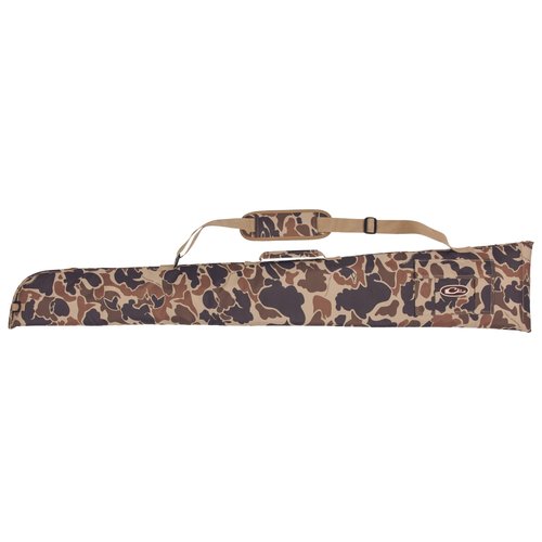 Drake Waterfowl Floating Side-Opening Padded Gun Case - Soft Rugged Waterproof Hunting Shooting Gun Carry Bag for Storage & Transportation w/Adjustable Padded Shoulder Strap, 54" L x 9" W x 2" D