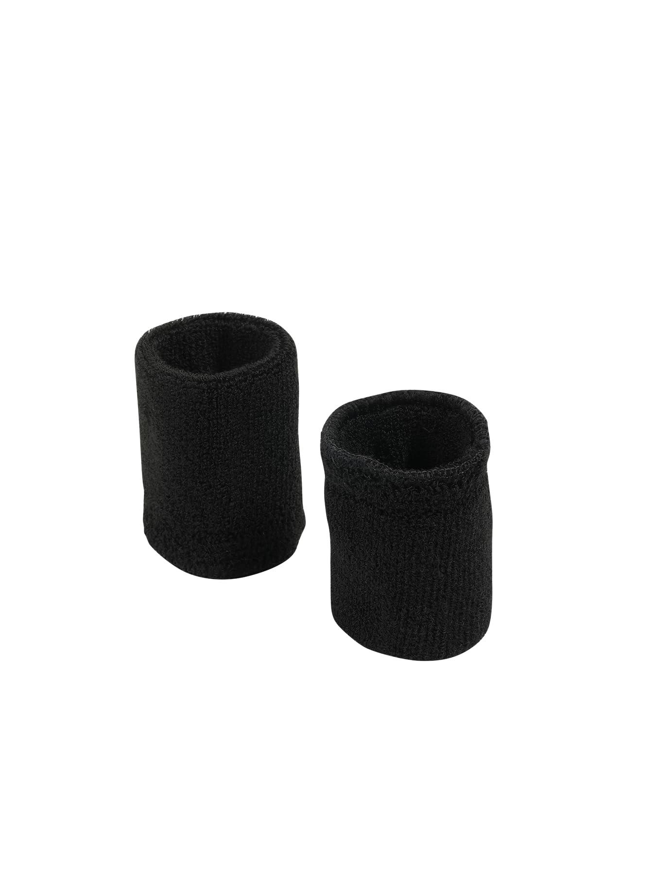 2 Pcs Sports Wrist Guards, Non-Slip Wrist Sweatbands, Lightweight Sports Wristbands, Black