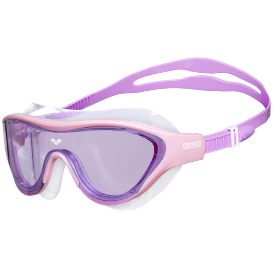 ARENA Unisex Youth The One Junior Swim Mask Fitness Swim Goggles for Boys and Girls Ages 6 to 12 Non-Mirror Lens Perfect for Summer Pool, Pink/Violet